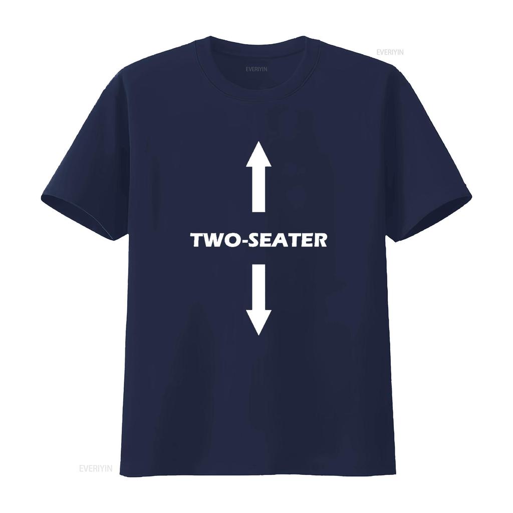 Two Seater T Shirt vintage Washed Casual Stretched Slightly Breathable Soft Stylish Comfortable Top For Everyday Wear Versatile