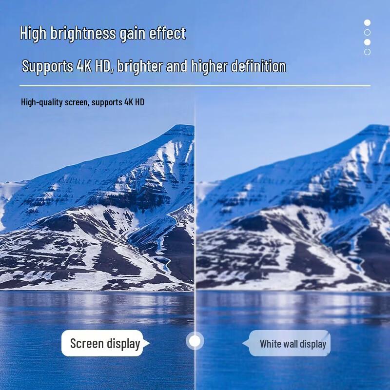 Deli 84-inch 16:9 Remote Electric Projection Screen