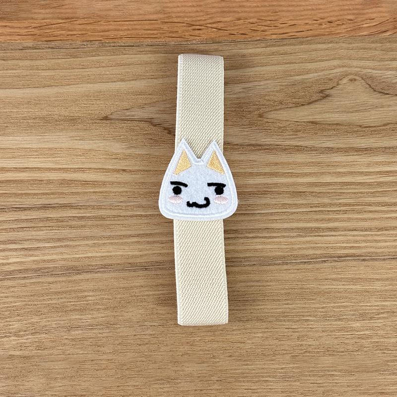 Cartoon Kitten Notebook Decoration Straps Elastic Loose-Leaf Notebook Band Binding Rope Binder Strap High Quality Notebook Strap