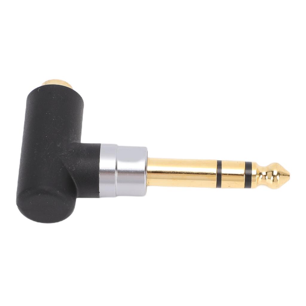 4.4mm To 6.35mm Adapter Right Angle 4.4mm Female To 6.35mm Male Jack Stereo Adapter for Guitar Amplifier