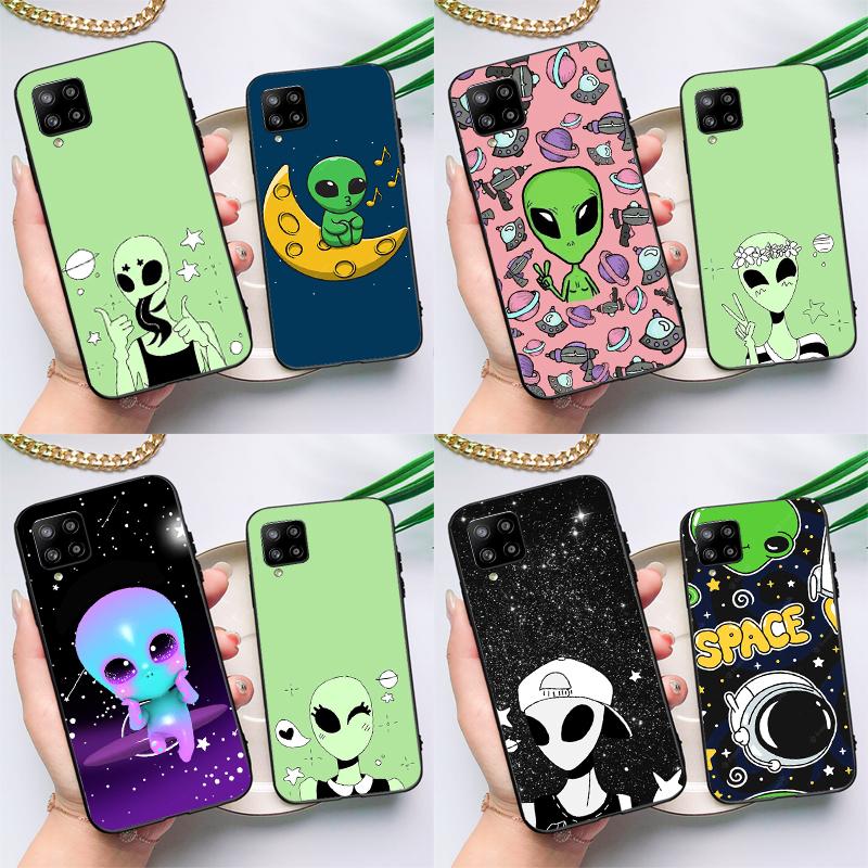 

Эстетический милый чехол с изображением инопланетянина для Samsung Galaxy A52 A32 A22 A12 A13 A14 A23 A33 A53 A73 A52S A50 A51 A71