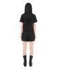 Catharsis Mini Skirt Pants Black Pinstripe One Size