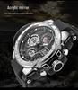 Sanda 6008 Multifunktionale Herren Wasserdichte Sport Quarz Uhr