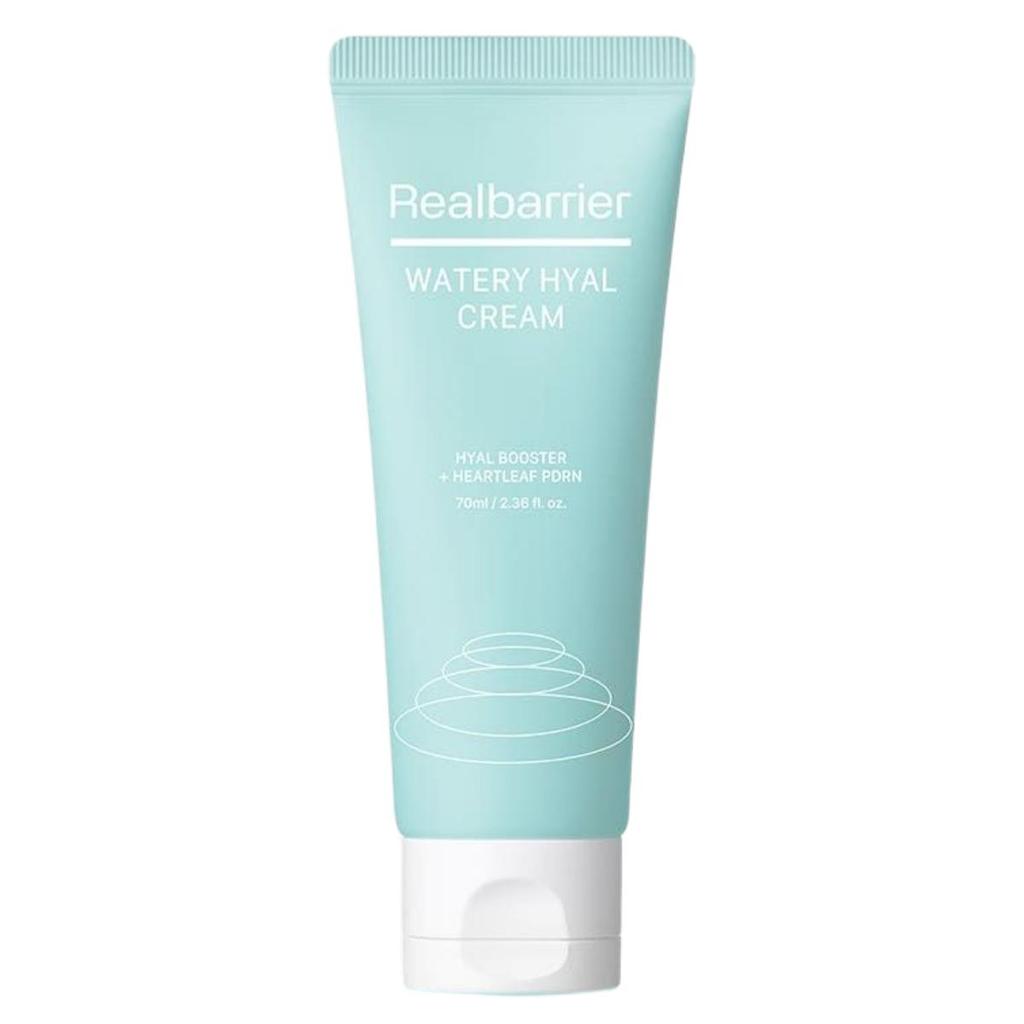Real Barrier Wässrige Hyal-Creme 70ml Ultra-Feuchtigkeitsspendendes Wasser-Gel für Dehydrierte Haut