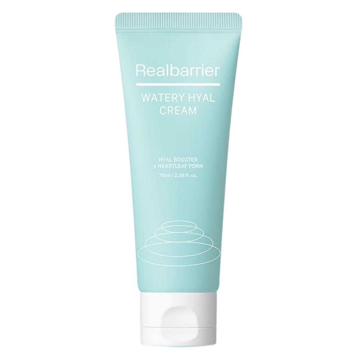 

Real Barrier Watery Hyal Cream 70ml Ultra-Hydrating Water-Gel Moisturizer for Dehydrated Skin