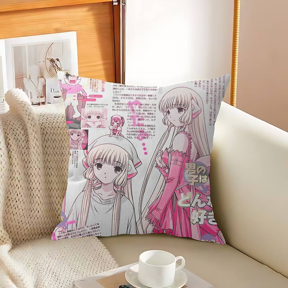 Chobits Anime Pillow Gifts Home Office Furnishings Bedroom Sofa Car Cushion Cover Case 45x45cm