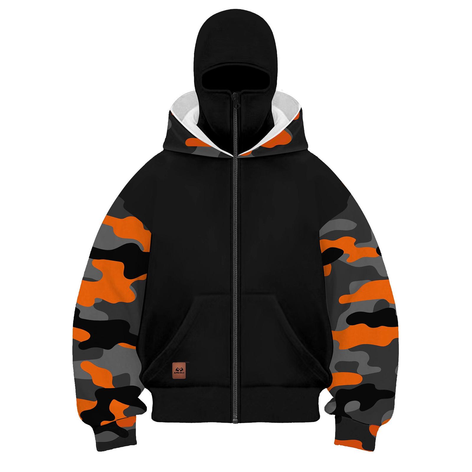 

Мужская толстовка с капюшоном для отдыха, однотонная, уличная одежда, мужская одежда, теплая, с длинным рукавом L шафрановый