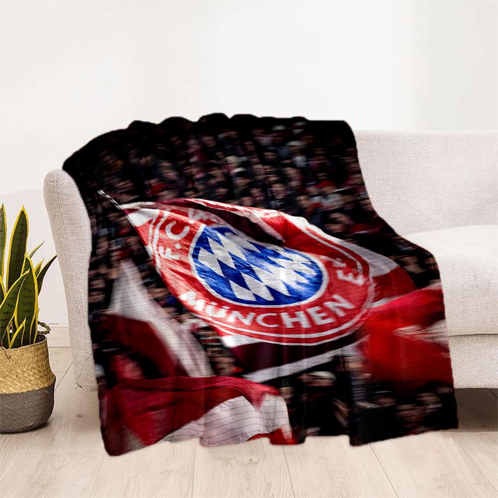 Bayern Munich Blanket Ultra-Soft Great for Office Chair Seaside Sofa Four Seasons Multipurpose Digital Print Gifts For Family Or Friends