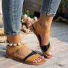 Fashion 2025 New Summer Women's Sandals Casual  Versatile Fashion Roman Shoes Comfortable Flat Bottomed Vacation Beach Shoes