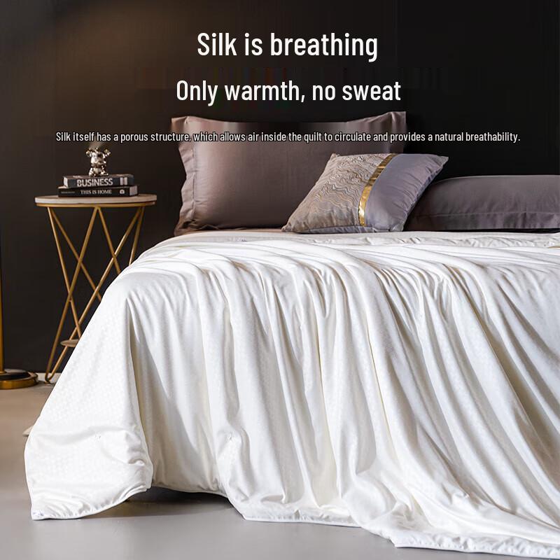 

Пуховое одеяло Muji из сатинового жаккарда из шелка тутового дерева на все сезоны