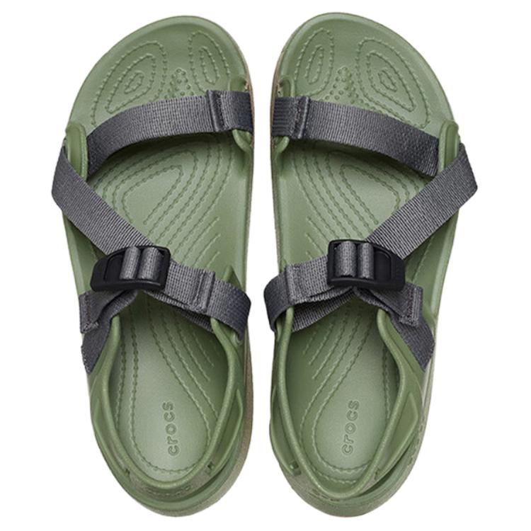 Crocs Zong Ye Sandale Casual Versatile pentru Plajă Sandale Unisex Verde 212711-2CP