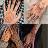 Mehndi Designs Sofort-Abziehbilder Blume Hand-Tattoo Henna-Tattoo Aufkleber Musikfestival
