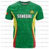 Men's Crew Neck Short Sleeve T-Shirt, Senegal National Print T-Shirt, Football Style, Simple Top, Loose Fit, African T-Shirt