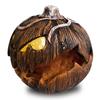 Jack-O-Lantern Decor Unique LED Devil Pumpkin Lantern Halloween Evil Pumpkin Lamp for Haunted House Porch Yard Party Decor