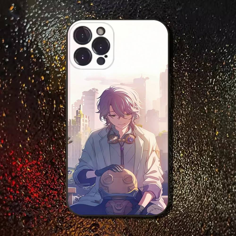 Kamishiro Rui Project Cool Phone Case For iPhone 11,12,13,14,15,16,17,Pro,Max,Plus,E,SE4,Air,Mini Black Soft Cover