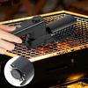 3-Gang LCD-Display Elektrische BBQ-Grillbürste Barbecue-Grillreinigungsbürste Outdoor
