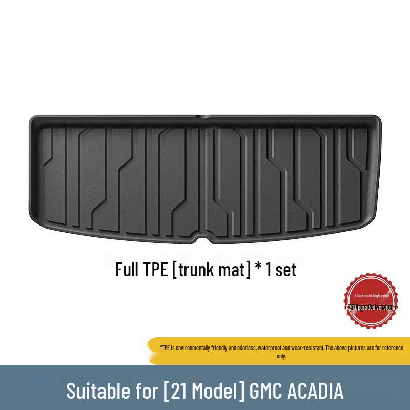 Waterproof TPE Floor Mats for 2021 GMC Acadia - Eco-Friendly and Car-Specific Trunk Mats