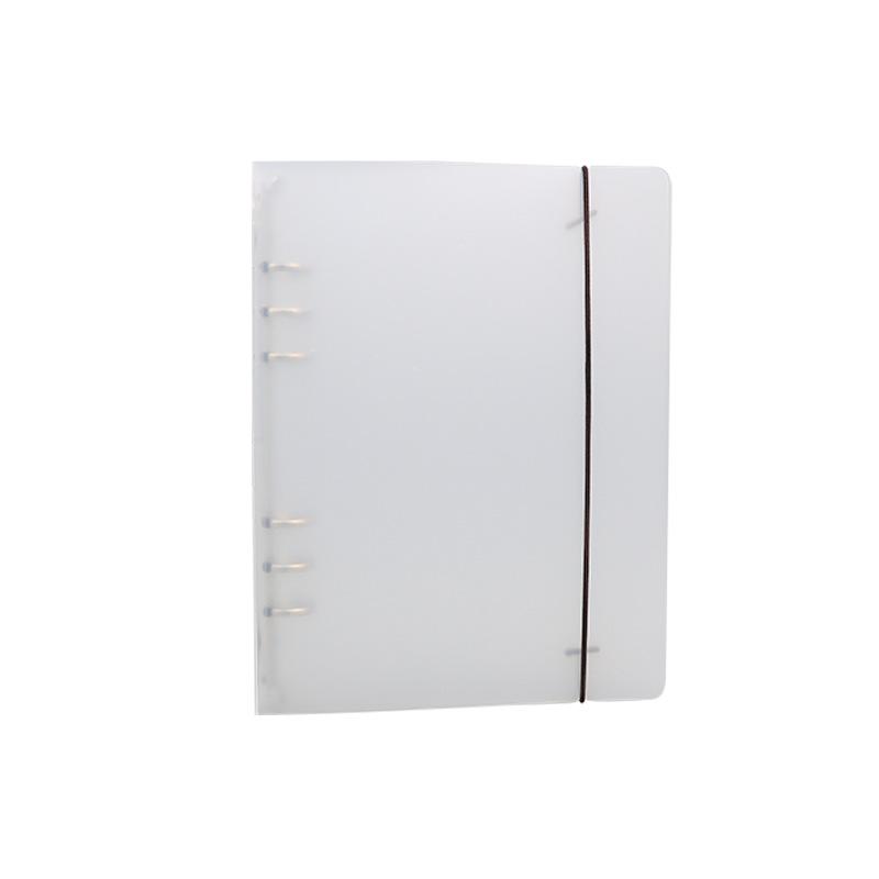 A4B5A5A6 Frosted Translucent Loose-Leaf Planner Cover and Paper Storage Folder