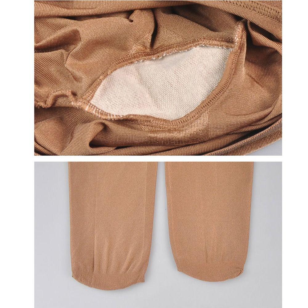 Tummy Control Oil Satin Tights 70D Reflective Satin Stockings Yoga