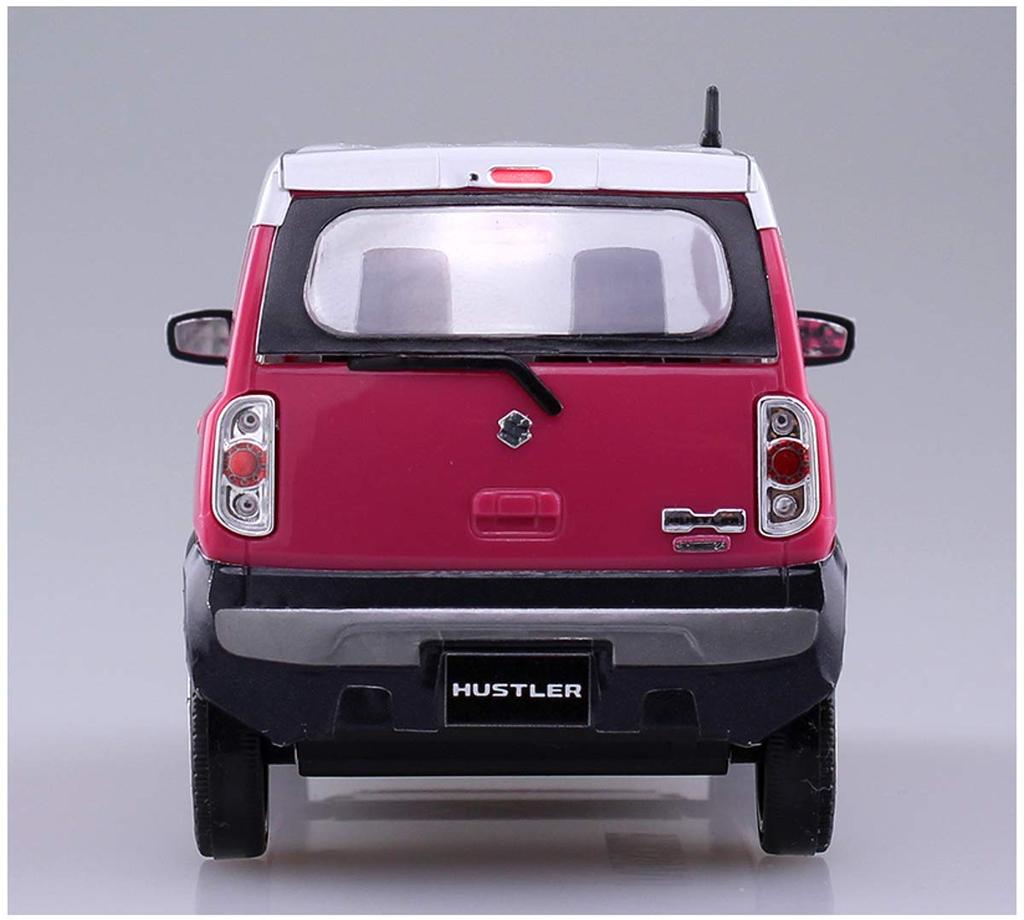 Aoshima Bunka Kyozaisha The Snap Kit Series Suzuki Hustler Candy Pink Metallic Color Coded Plastic Model 01B 1/32