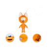 32cm Niedliche Kote Kitty Plüschpuppe Orange Cartoon-Katze Stofftier Weiches Anime-Zubehör Kinderzimmer Dekoration Geschenk