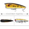 Surface Popper 6.5cm 6.5g Water Splashing Bass Lure Fish Bait Tackle