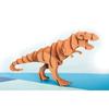 Maquette de tyrannosaure en carton 10 x 7 x 2 cm