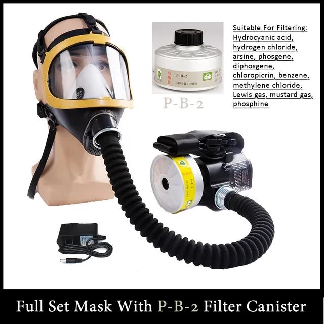 Respirador facial completo criativo, fornecimento de ar elétrico, poeira para carpinteiro, polimento diário, proteção de segurança no trabalho