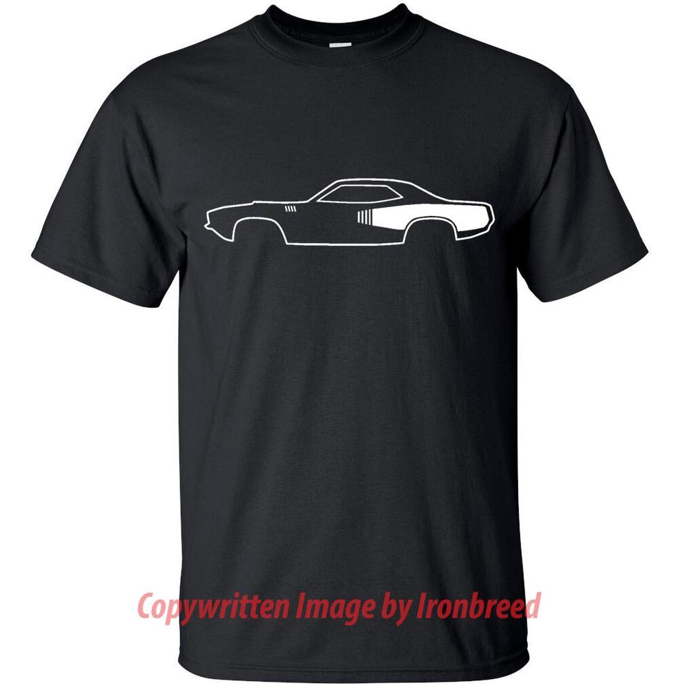 

1971 Plymouth Cuda 71 Barracuda 426 Hemi 440 383 340 Racing Muscle Car T-Shirt M