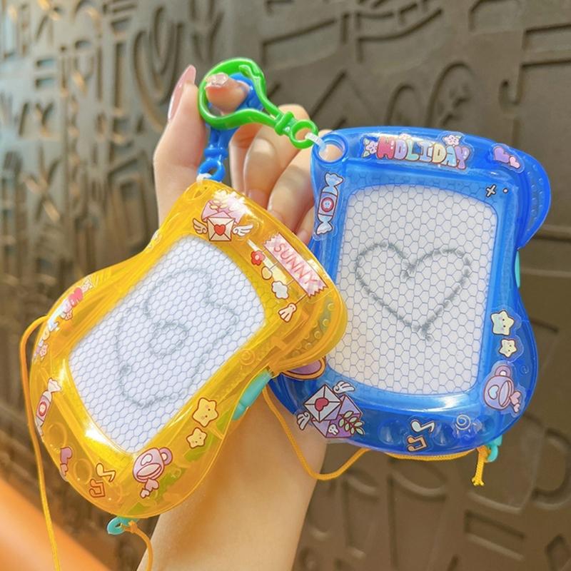 Reusable Doodling Pads Magnetic Drawing Tablet Portable Keychain Art Board Set Magnetic Art Board Perfect for Kids Travel