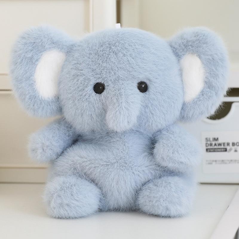 Cute Fragrance Table with Plush Doll Doll Pendant Desktop Plush Toy Baby Elephant Doll Birthday Gift