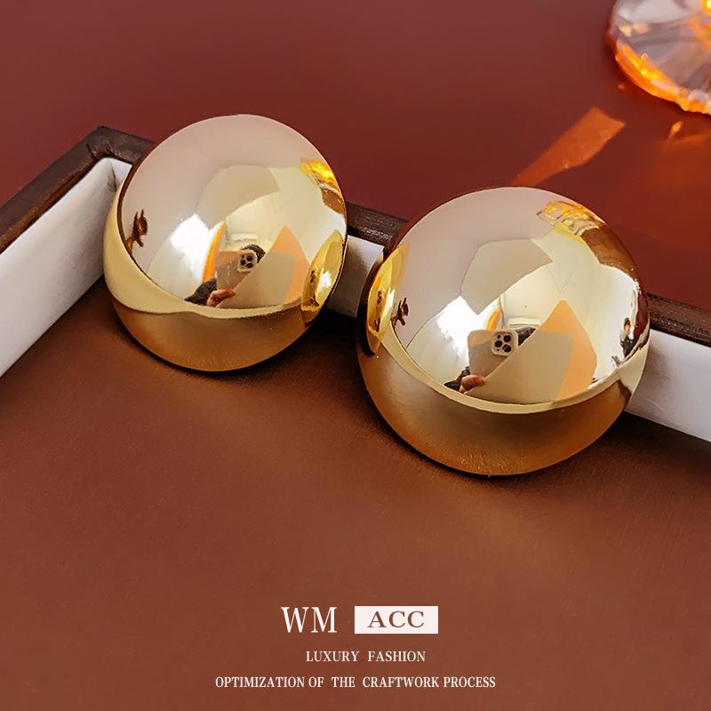 Boucles d'oreilles vintage Argent Aiguille Cœur & Fleur Pendentif Pompon