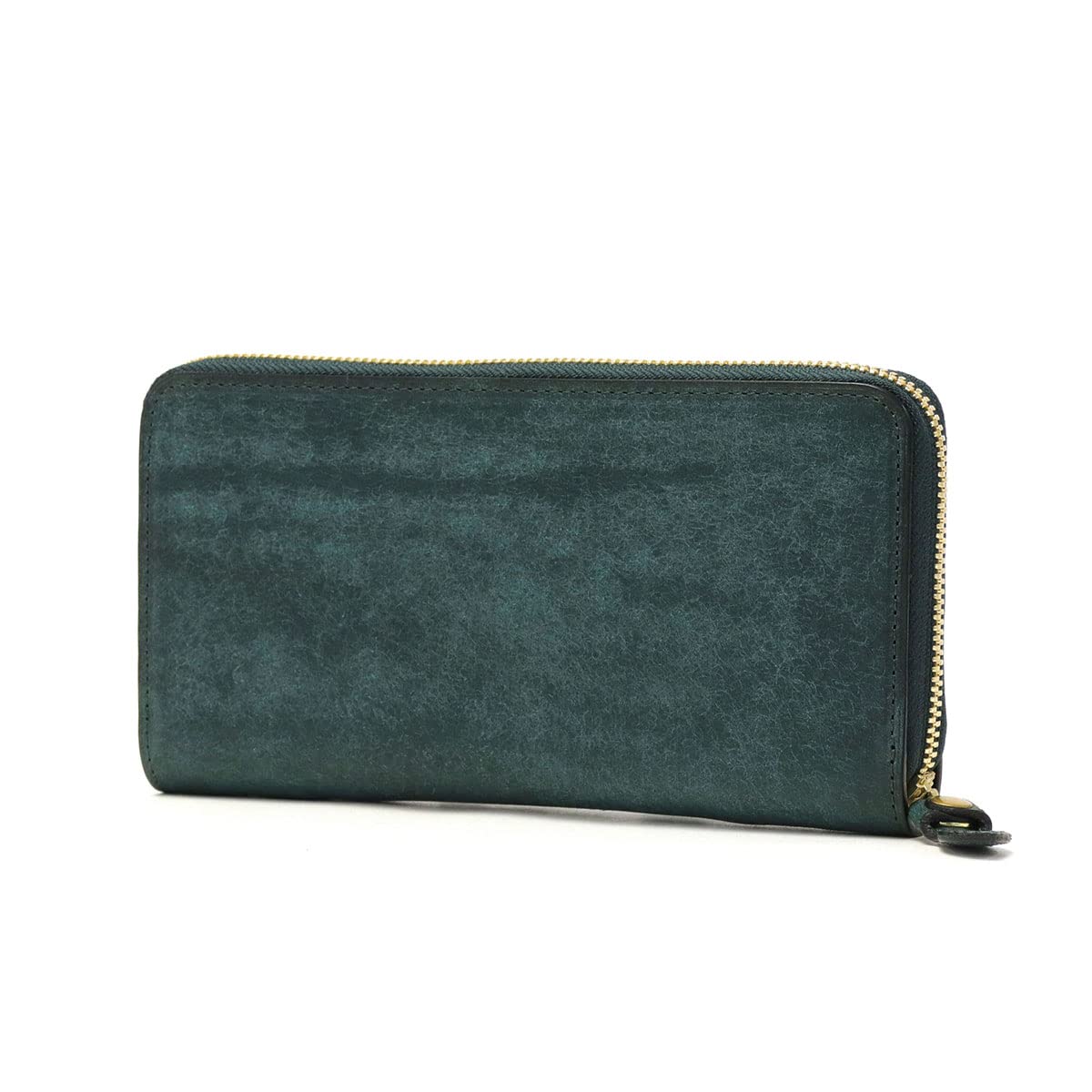 

Flathority Made in Japan Round Zipper Long Wallet Genuine Leather Pueblo Italian Leather Card Storage 11 Cards [Flathority] (ВМС) FP501-nv Темно-синій