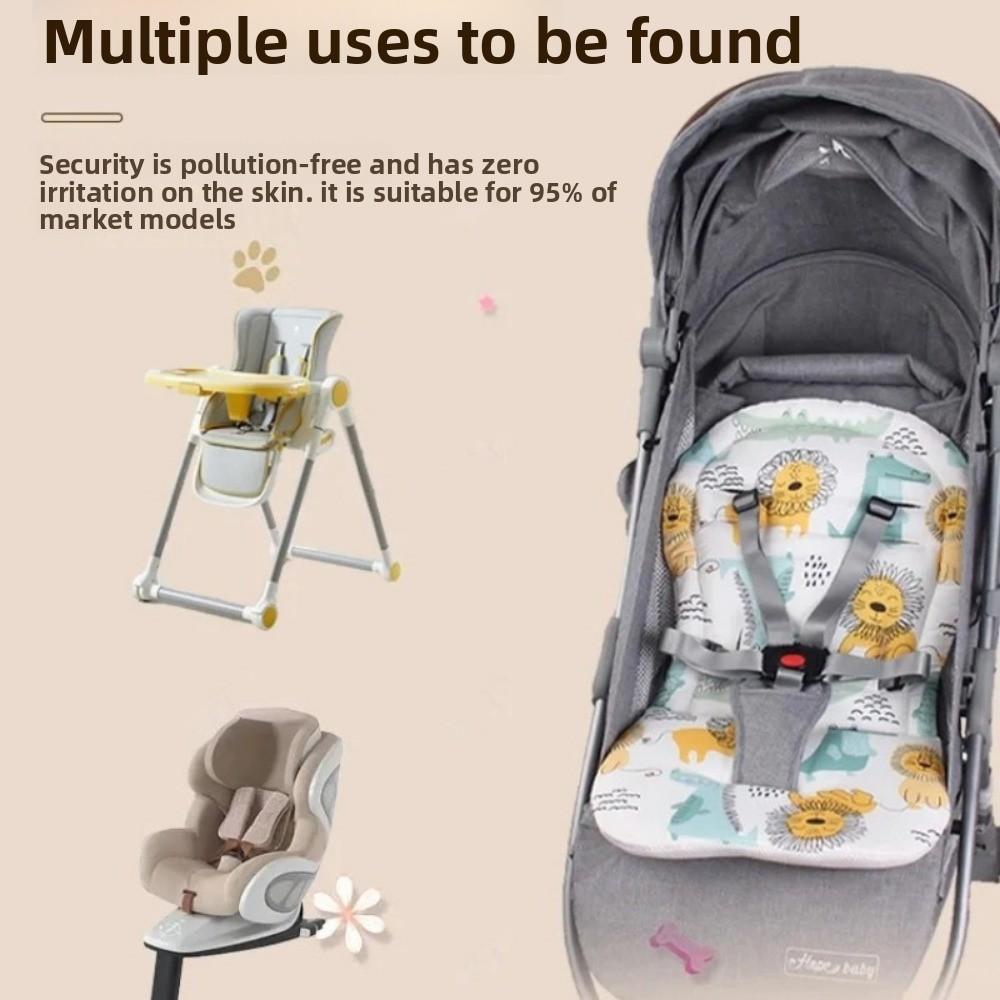 Breathable Pram Car Seat Mat Thicken Car Seat Insert Baby Stroller Cushion Pad  Newborn Support