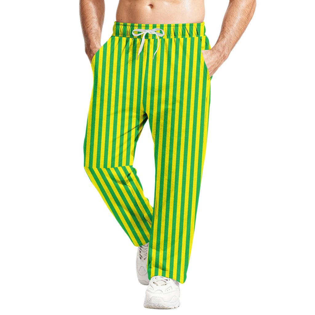 Men's Relaxed-Fit Casual Sweatpants With Stretch Waistband And Drawstring Yoga Pants