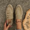 Fashion Women's casual flat loafers with stylish and comfortable muffin bottom