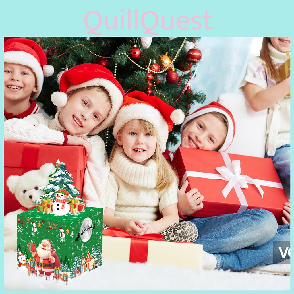 Snowman Holiday Decor Pattern Gift Box For Christmas Events And Gifting Festive