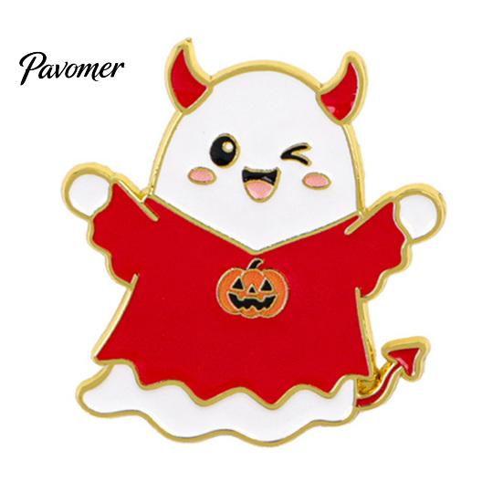 Alloy Decorative Brooches Halloween Enamel Brooch Pin, Cartoon Ghost Witch Hat Black Cat Clothes Badges Spider Badge for Jackets Backpacks Hats