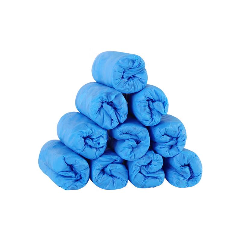 Shenglai Disposable Non-Woven Shoe Covers Universal синий