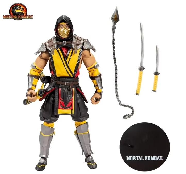 al Mortal Kombat Sub Zero Scorpion 7 Articulated Action Figure Toys 17cm with box