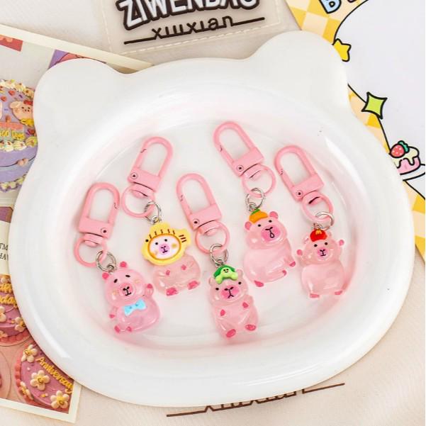 Capybara Keychain - Cute DIY Stationery Gift for Student Graduation or Children's Reward