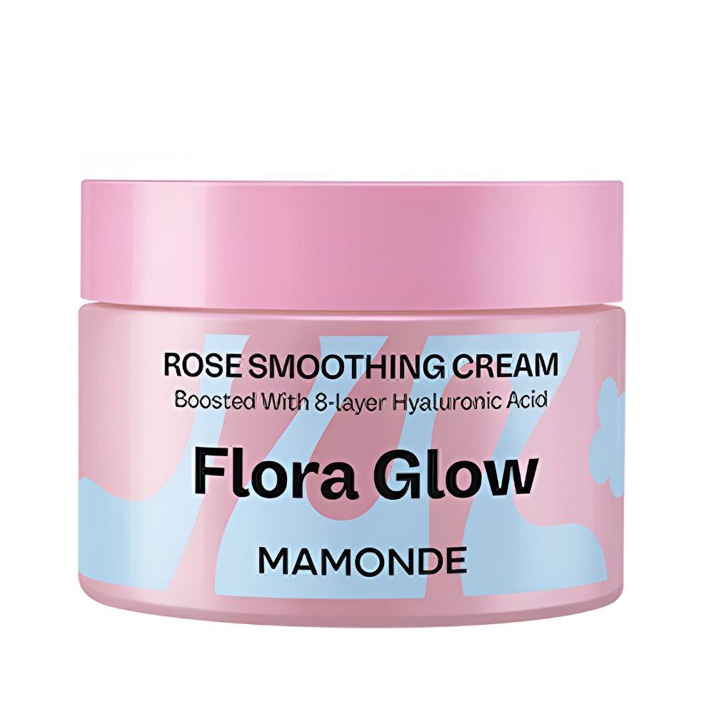 Mamonde Flora Glow Rose Smoothing Cream Hydrating Brightening Face Cream 50ml