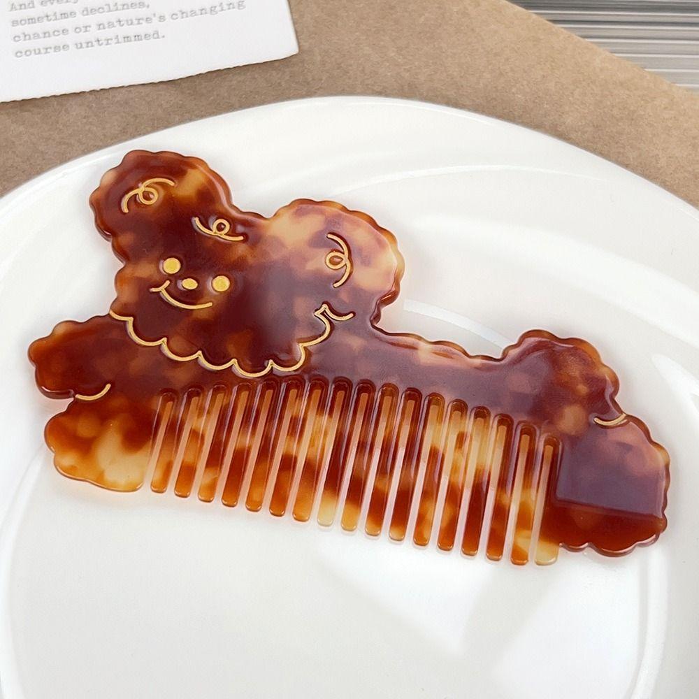Animal Makeup Comb Puppy Hairdressing Combs Hair Care Acetate Comb  Barber Shop Salon