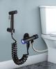 Toilet Washer Stainless Steel One InTwo Out Double Handle Dual Control Spray Gun Faucet Washing Machine Quick Opening Faucet