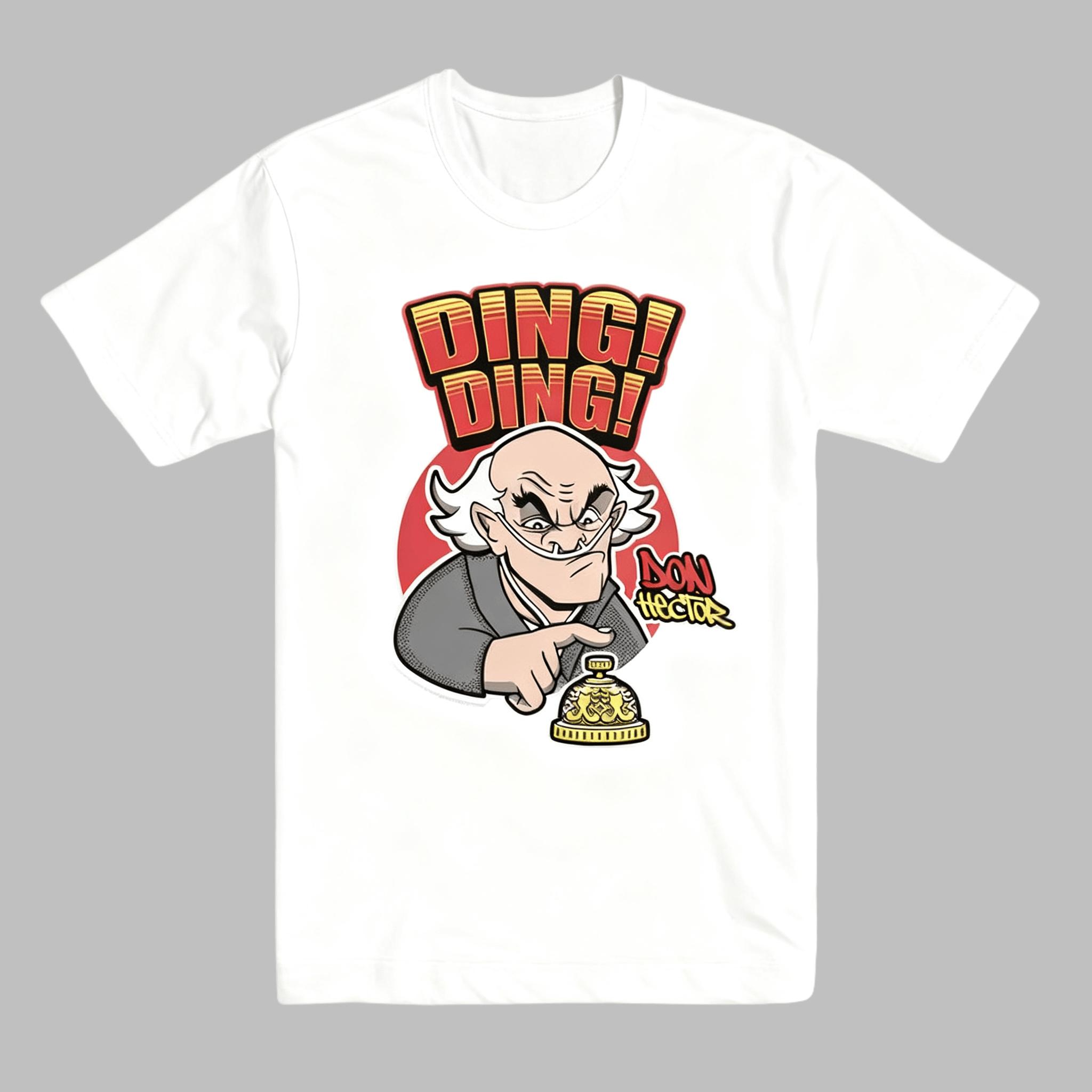 

Don Hector Ding Ding Breaking Bad Printed Casual Fashion Summer Tshirt Men and Women Loose Retro Tshirt 4XL