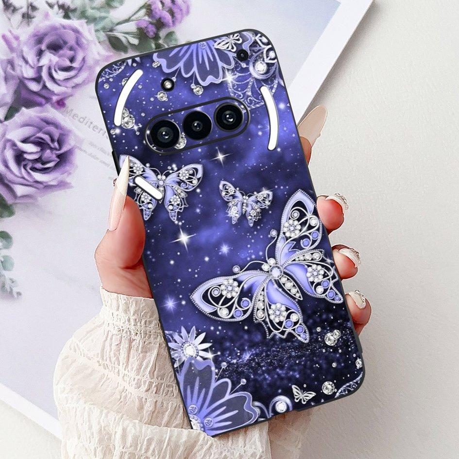 For Nothing Phone 3A 2025 Case A059 Fashion Flower Cats Cartoon Silicone Soft Shockproof Cover For Nothing Phone3A 3A Pro Bumper
