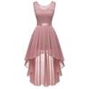 Vestido de Verão Sexy Vintage para Mulheres, Vestido de Sol para Férias na Praia, Roupas Femininas Coreanas, Slim, para Festa à Noite, Vestido Formal