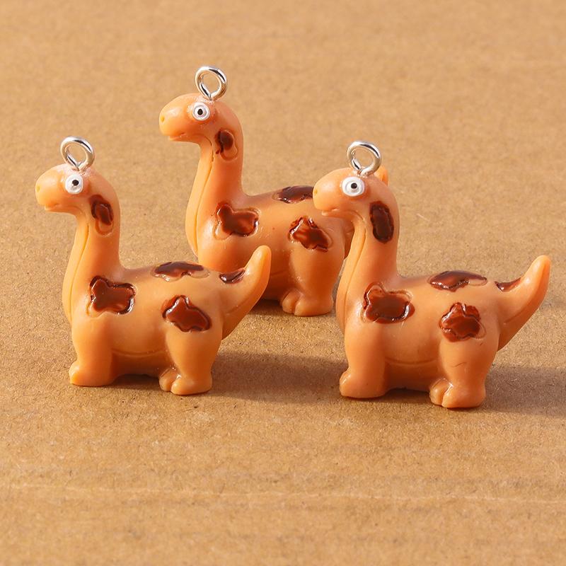 

5 pcs Cute Resin Dinosaur Charms Pendants for Jewelry Making Necklace Earrings Bracelet DIY Accessories Supplies
