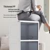 Miling Flip-top Multi-layer Storage Cabinet