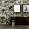 Brick Wallpaper Roll Rustic Vintage Papel De Parede Vinyl PVC Retro Industrial Loft Wall Washable Home Decor